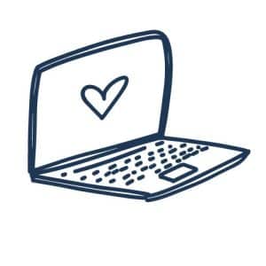 Drawing of Laptop