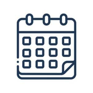 Drawing of calendar